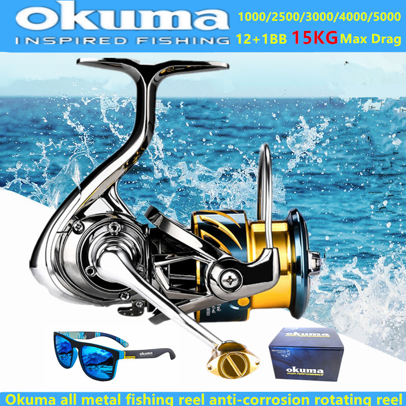 Kastking Reel Zephyr - Carretilha de Pesca Okuma All Metal
