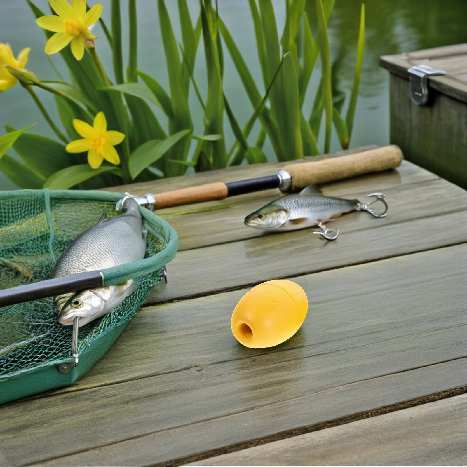 Fishing Kayak Anchor - 8 Boias de PVC para Caiaque,