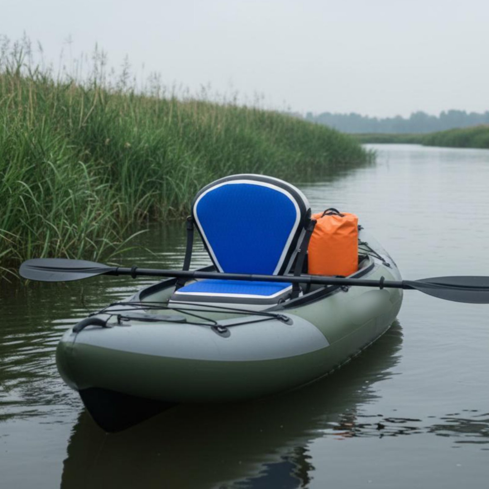Fishing Kayak Seat - Encosto inflável para assento de caiaque,