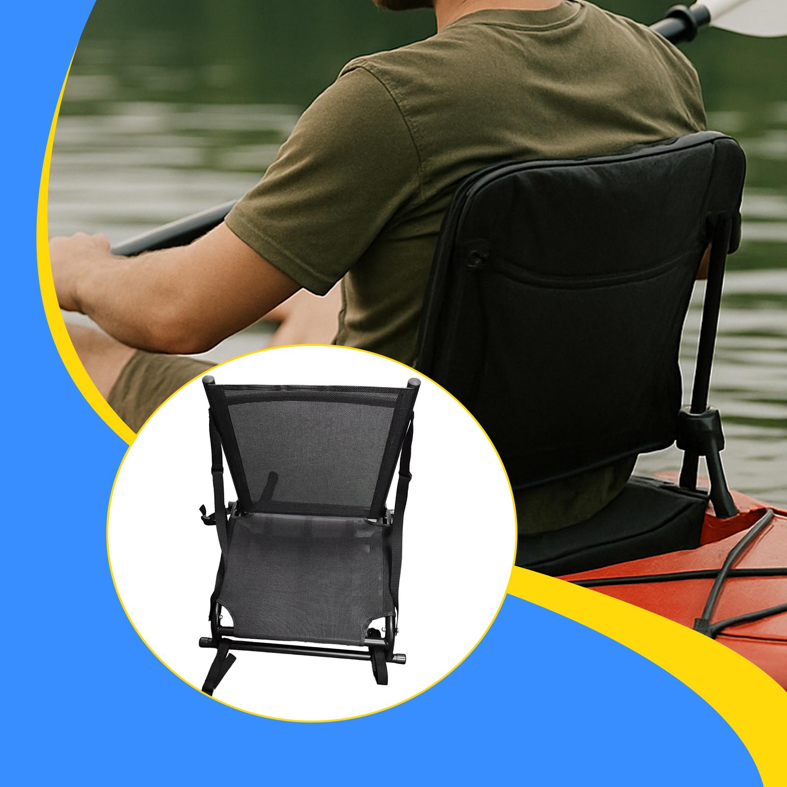 Fishing Kayak Seat - Assento de caiaque com suporte traseiro,
