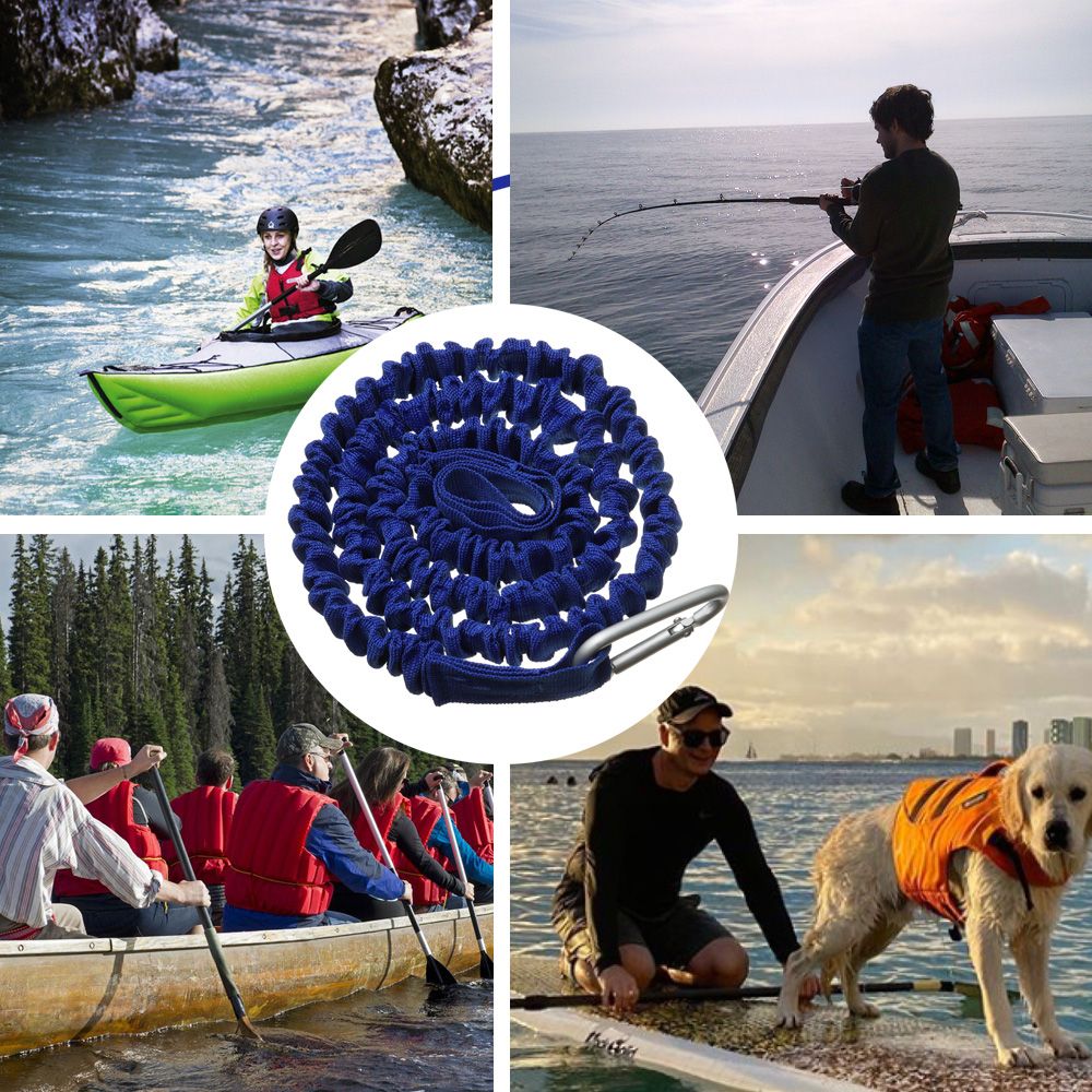Trela elástica ajustável para  - Fishing Kayak Paddle Leash avaliação e preço
