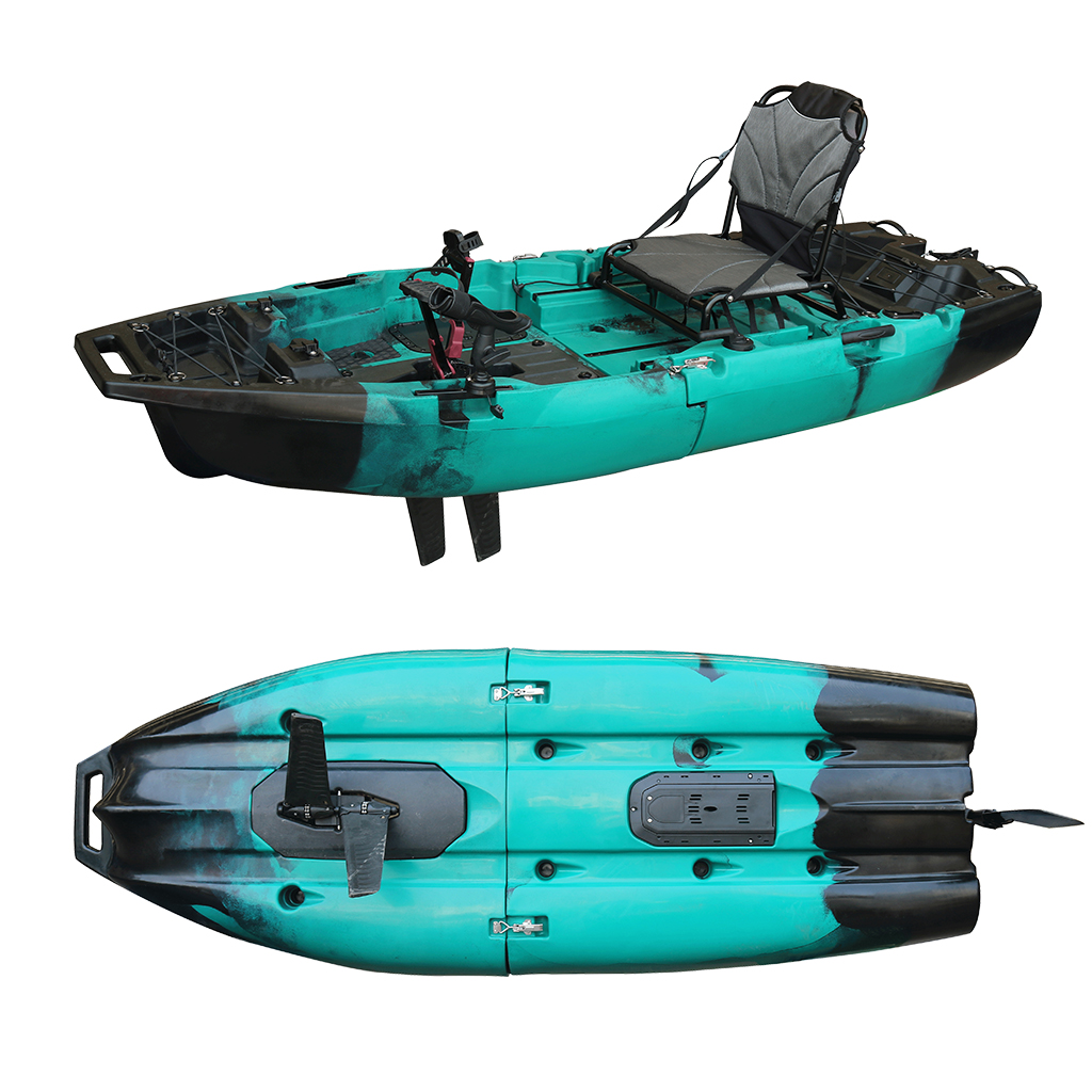 Caiaque Modular HDPE de 8 pés  - Fishing Kayak Paddle avaliação e preço