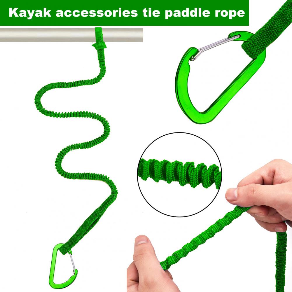 1/2/4 pçs trela de remo de cai - Fishing Kayak Paddle Leash avaliação e preço