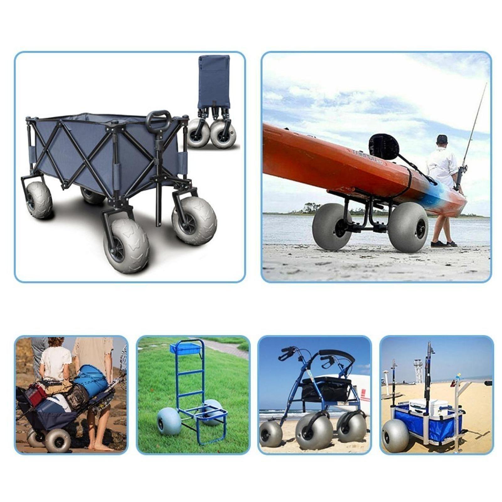 Rodas de Balão de 16 Polegadas - Fishing Kayak Cart avaliação e preço