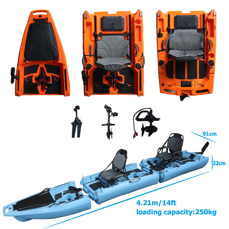Caiaque de Pedal Desmontável p - Fishing Kayak Seat avaliação e preço