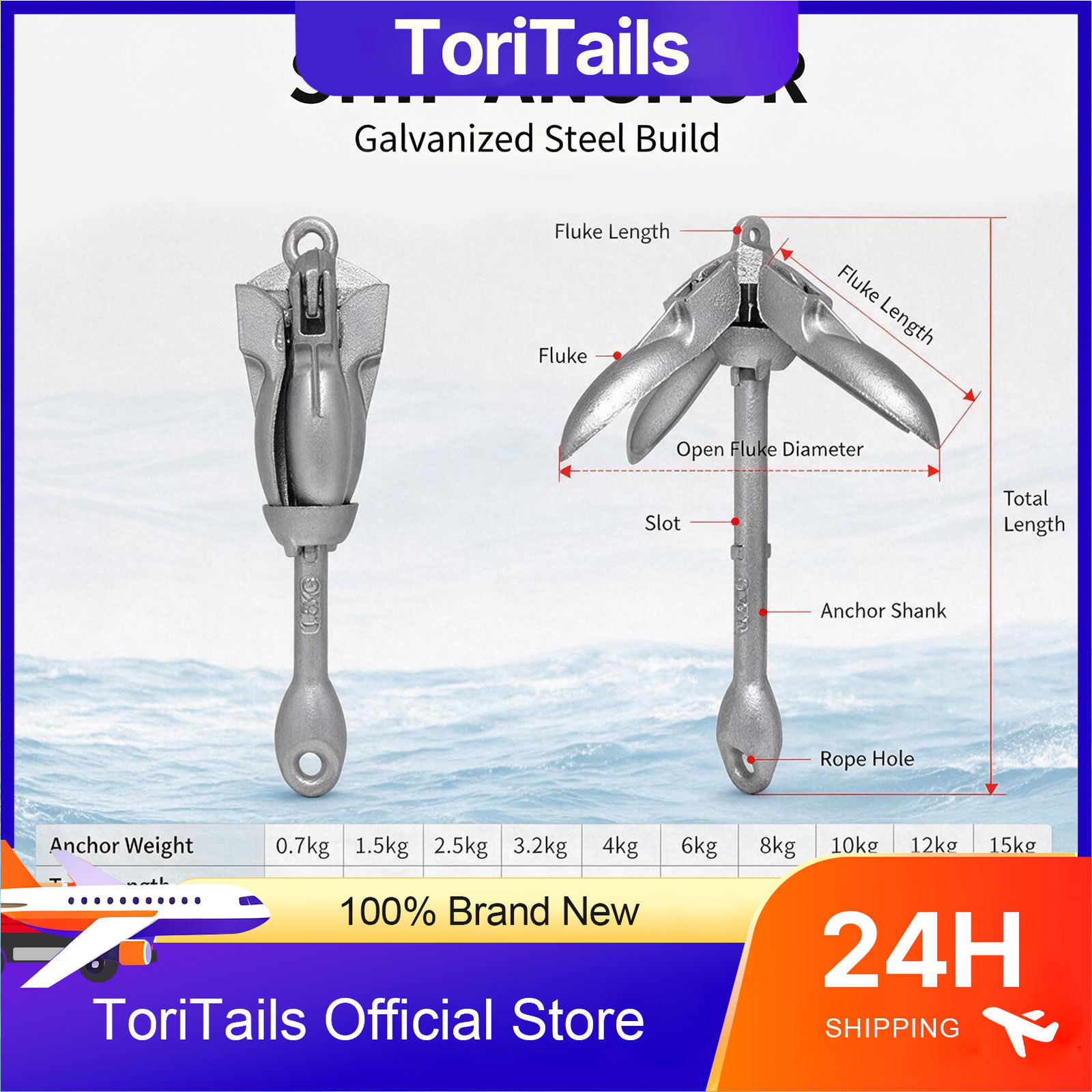 Âncora de Barco Dobrável KOETS - Fishing Kayak Anchor avaliação e preço