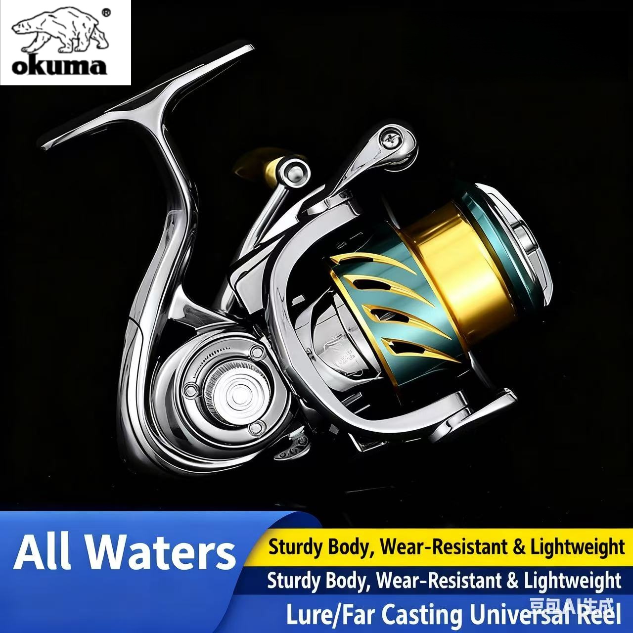 Carretilha de Pesca Okuma Univ - Kastking Reel Zephyr avaliação e preço